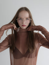 long sleeve sheer tops