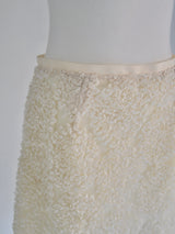 flower mini skirt