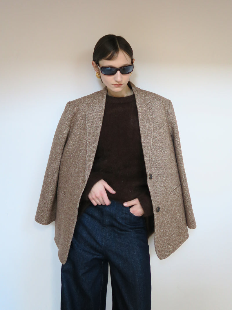 herringbone wool jacket