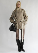 ISABELLA SHORT TRENCH COAT