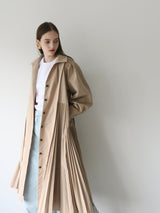 2WAY PLEATS TRENCH COAT