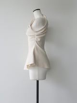 DRAPE PEPLUM KNIT