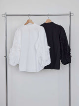 FRILL PUFF BLOUSE