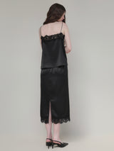 SATIN LACE CAMISOLE