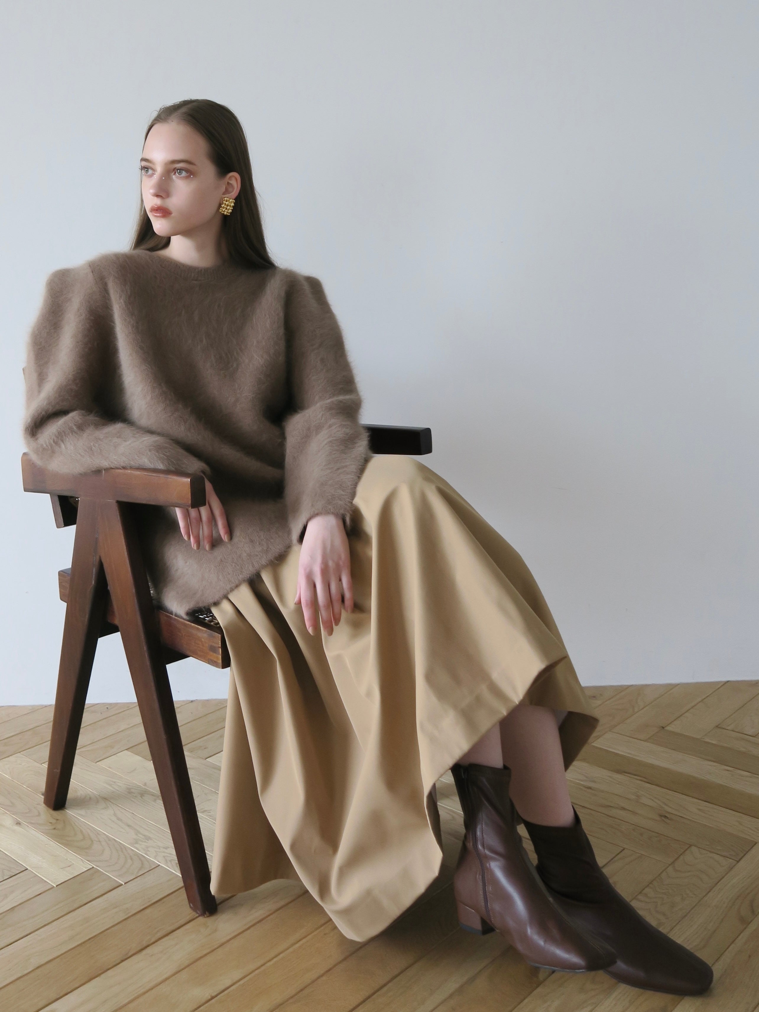 WOOL PUFF SHOULDER KNIT – AMOMMA