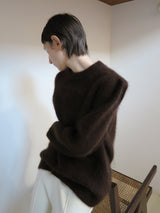 WOOL PUFF SHOULDER KNIT