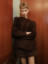 WOOL PUFF SHOULDER KNIT