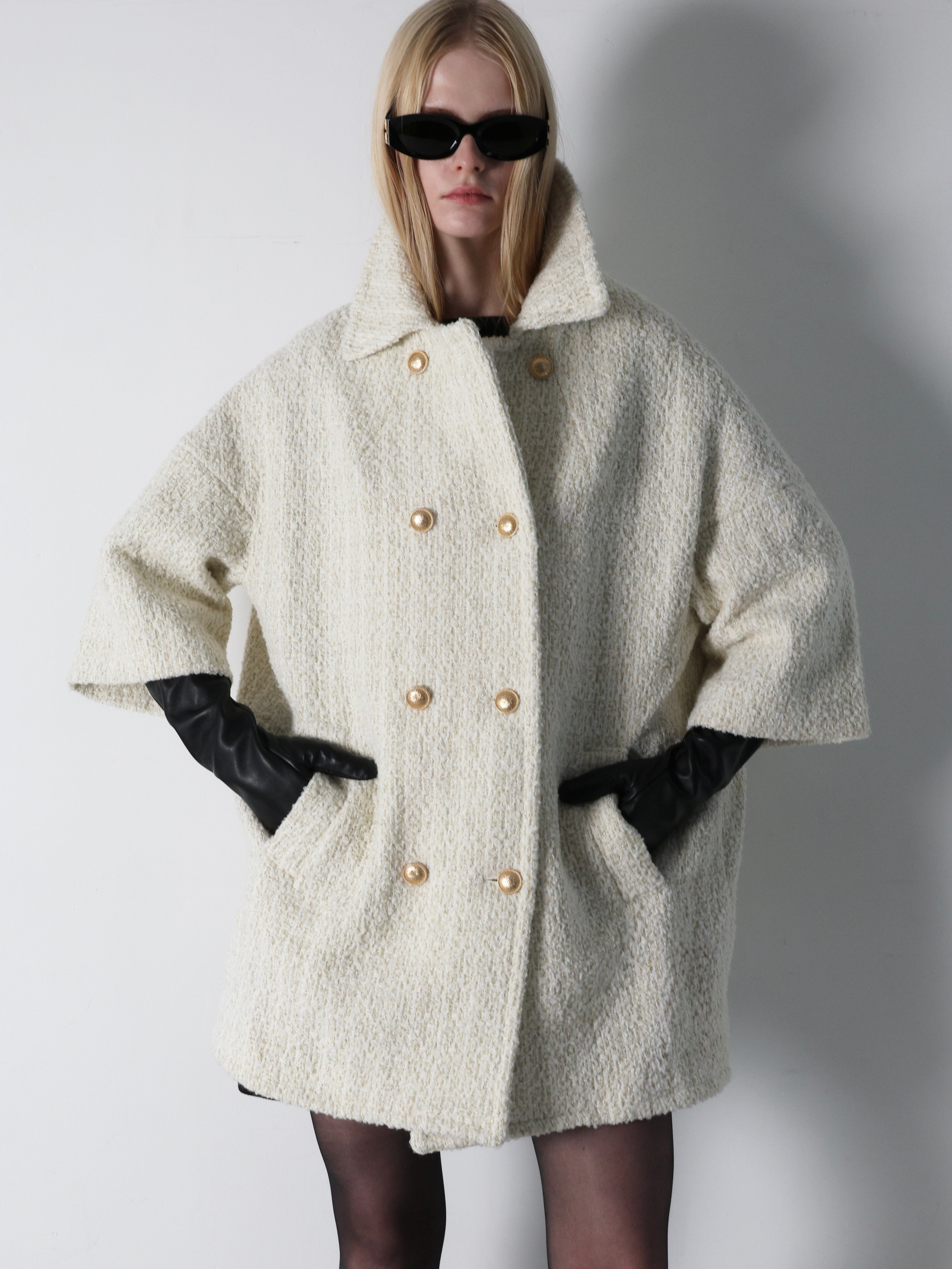 SOFT TWEED COAT – AMOMMA
