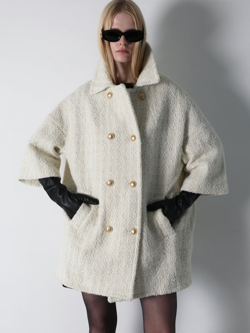 【伊勢丹新宿店先行発売】WOOL TWEED MIDDLE COAT
