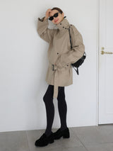 ISABELLA SHORT TRENCH COAT