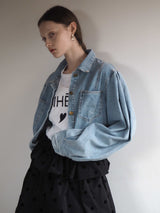 再入荷 / PUFF SLEEVE DENIM JACKET