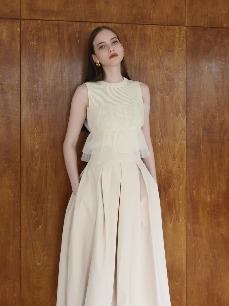 TULLE DOCKING BUSTIER