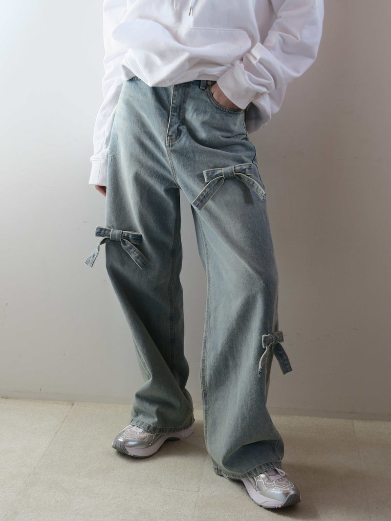 【4/30(火) 正午12時 再販売】RIBBON DENIM