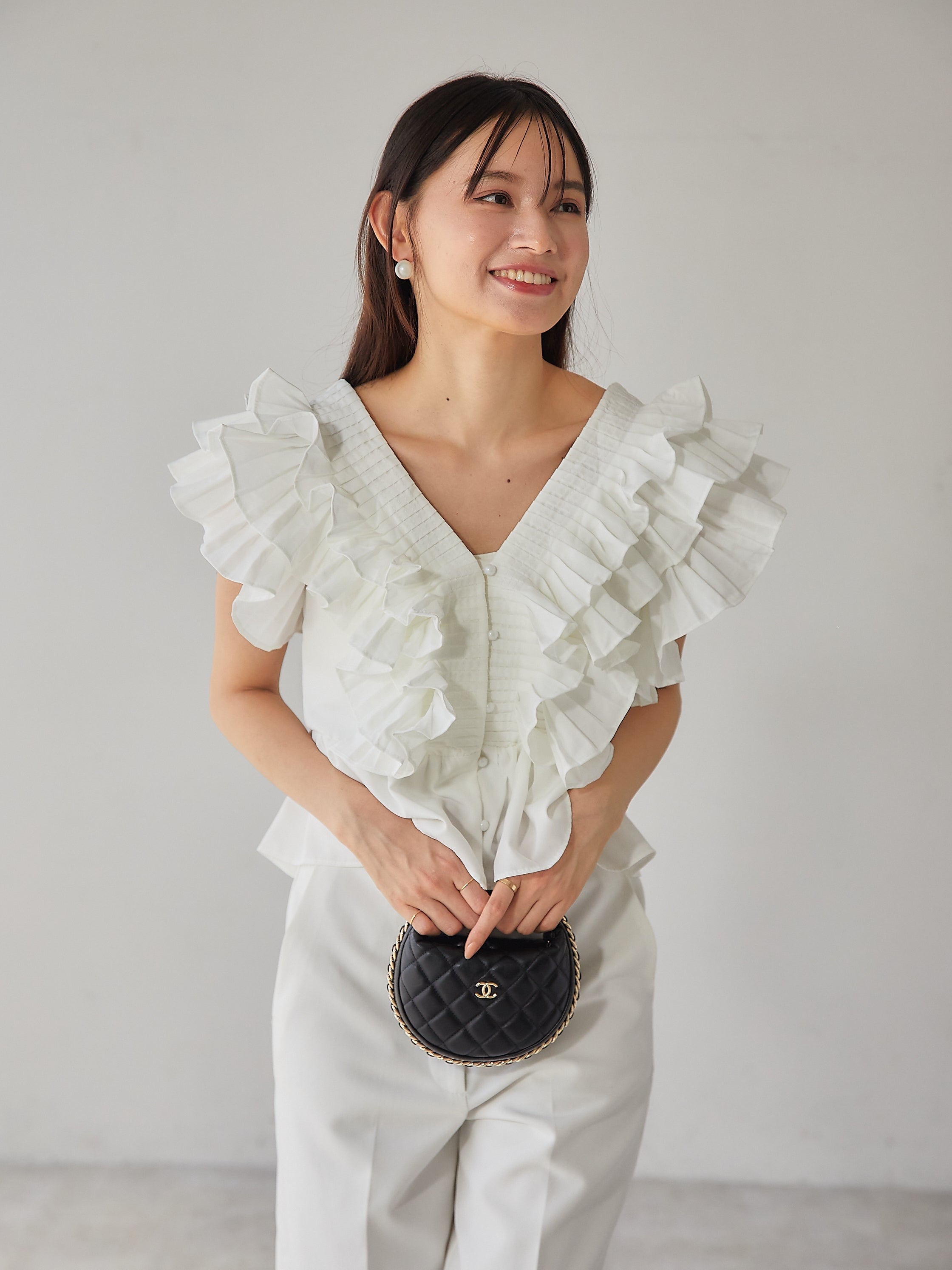 RAFFLE FRILL TOPS