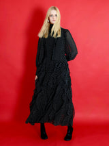 【伊勢丹新宿店先行発売】ADELE DOT CIFFON TIE DRESS