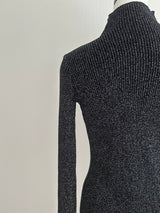 新作【阪急うめだ本店POP UP】 GLITTER HIGH NECK RIB TOPS