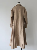 2WAY PLEATS TRENCH COAT