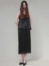 SATIN LACE CAMISOLE