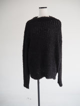 【阪急うめだ本店 POP UP】GLITTER ROUND NECK KNIT (GREY)