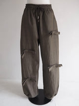 RIBBON CARGO PANTS