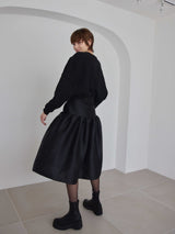 LADY SHIRRING SKIRT