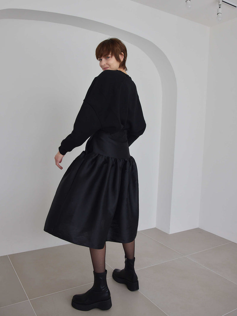 LADY SHIRRING SKIRT