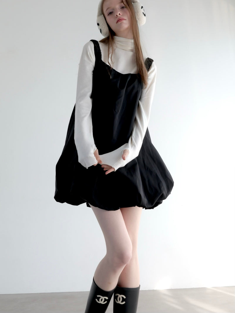 balloon mini dress