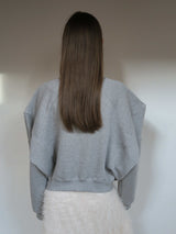 【阪急うめだ本店POP UP】PUFF SLEEVE SWEAT (GREY)