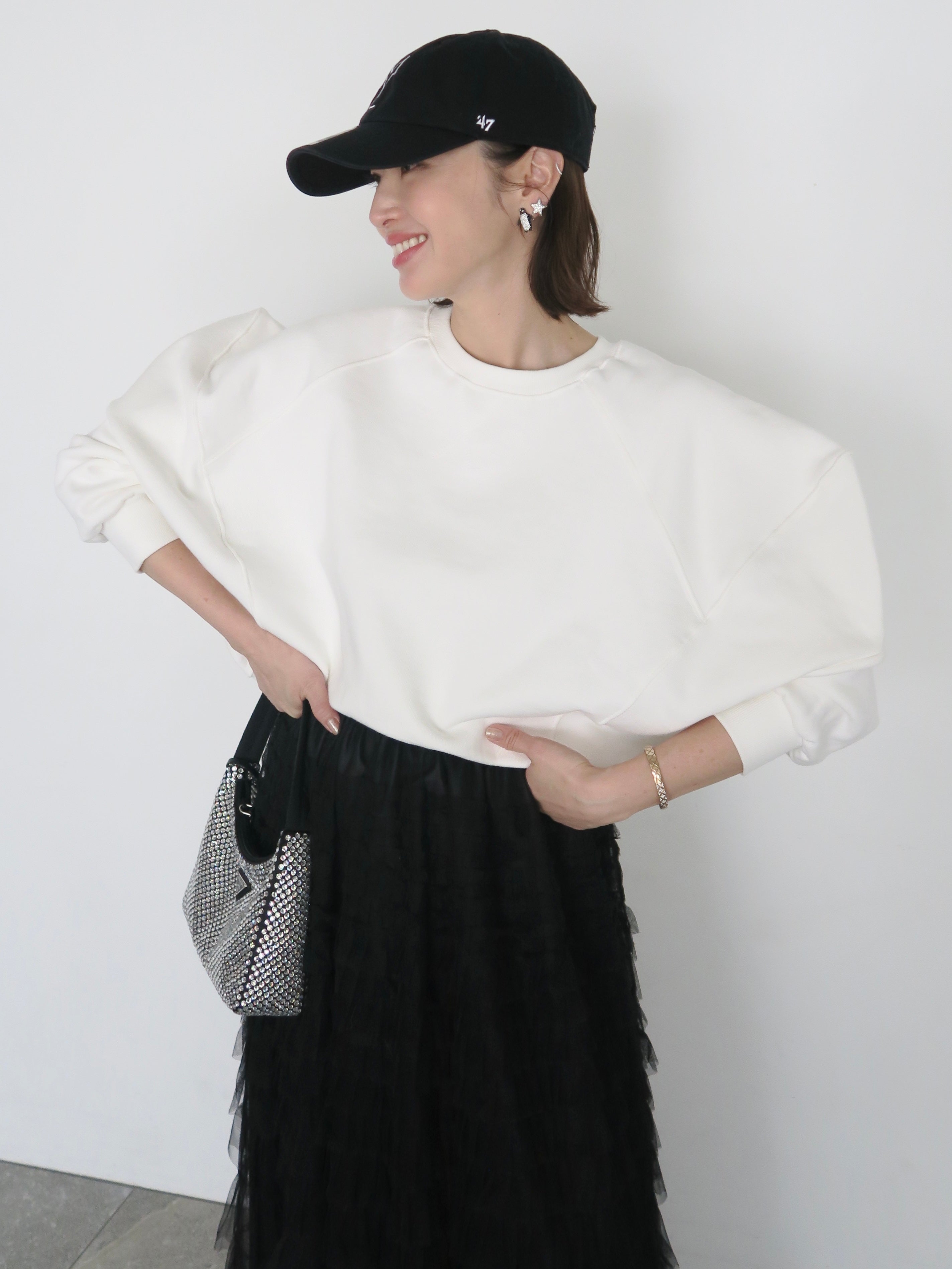 puff sleeve sweat - 裏起毛 - – AMOMMA