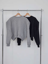 【阪急うめだ本店POP UP】 PUFF SLEEVE SWEAT (BLACK)