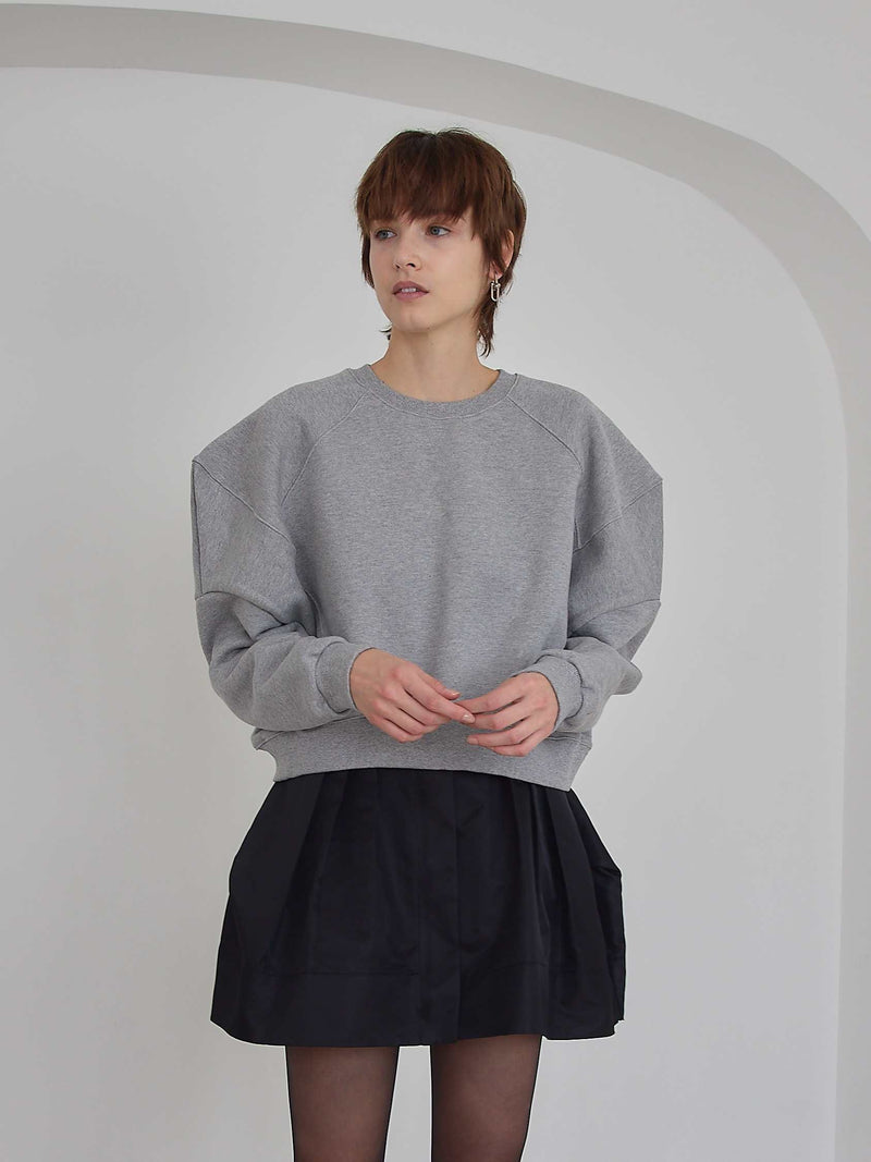 【阪急うめだ本店POP UP】PUFF SLEEVE SWEAT (GREY)