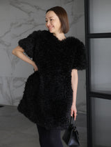 CANDY MINI FUR DRESS