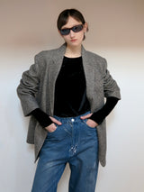 herringbone wool jacket