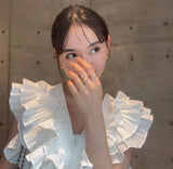 RAFFLE FRILL TOPS