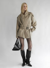 ISABELLA SHORT TRENCH COAT