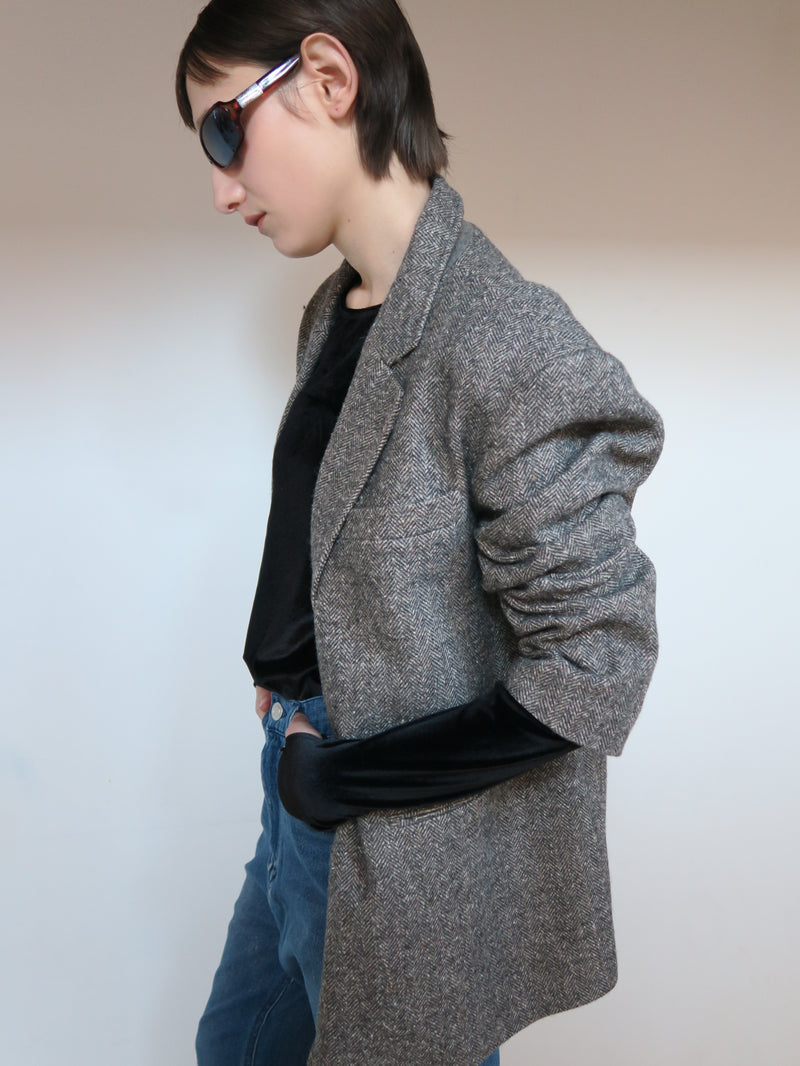 herringbone wool jacket