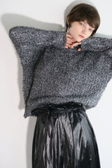 【阪急うめだ本店 POP UP】GLITTER ROUND NECK KNIT (GREY)