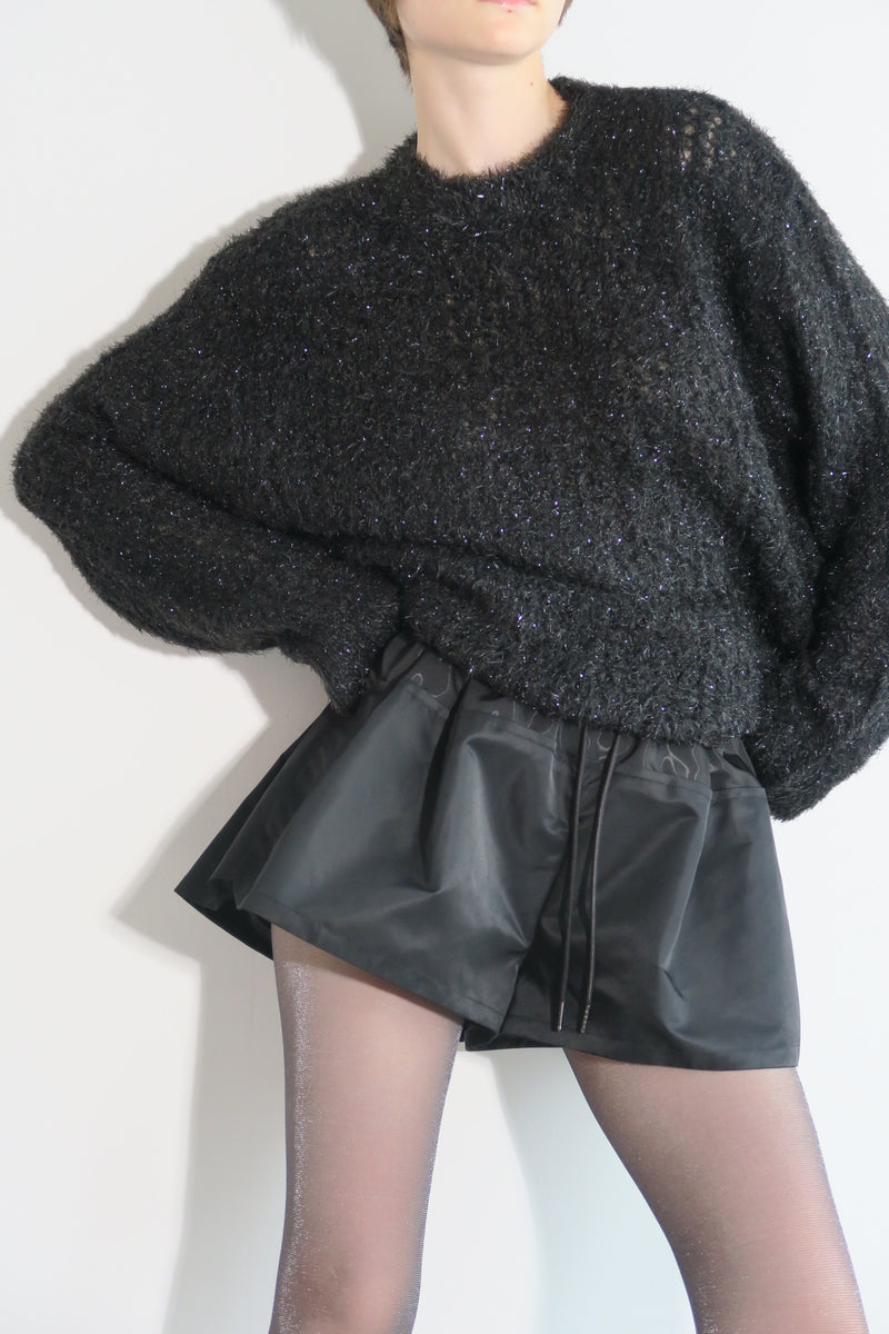 【阪急うめだ本店 POP UP】GLITTER ROUND NECK KNIT (GREY)