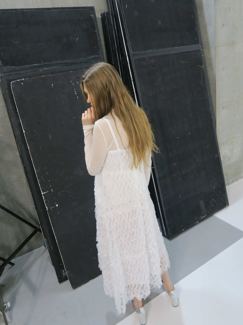 【阪急うめだ本店 POP UP】LACE CAMI LONG DRESS (WHITE)