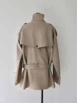 ISABELLA SHORT TRENCH COAT