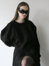 1/24(金) 再入荷 / PUFF SLEEVE SWEAT (BLACK)