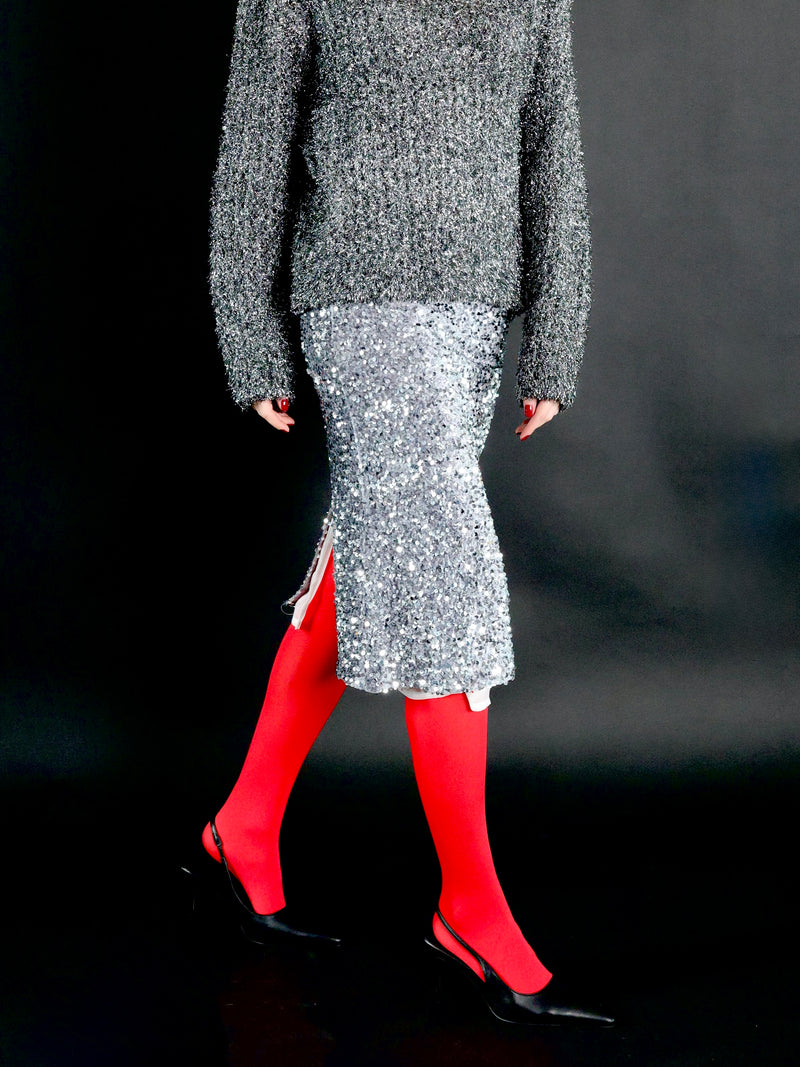 【伊勢丹新宿店先行発売】GLITTER MIDI SKIRT