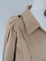 2WAY PLEATS TRENCH COAT