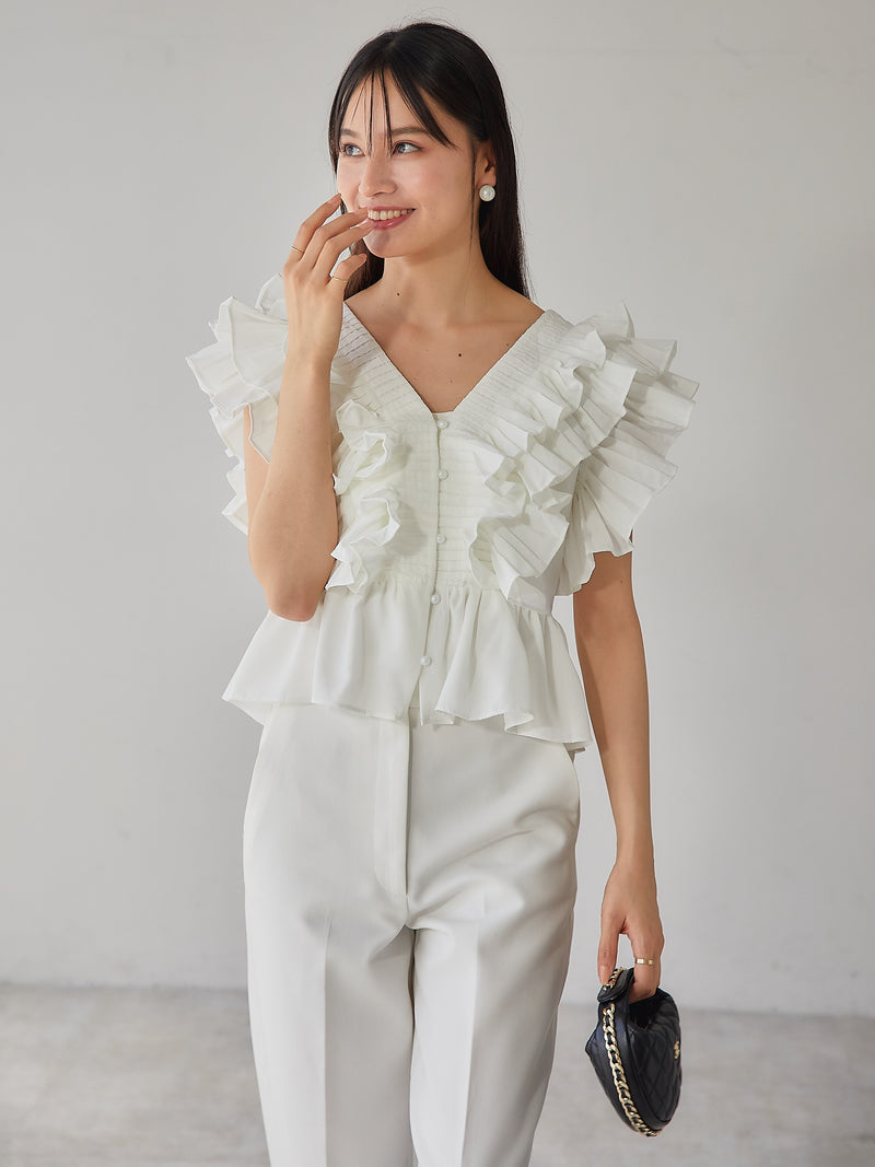 RAFFLE FRILL TOPS