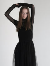 long sleeve sheer tops