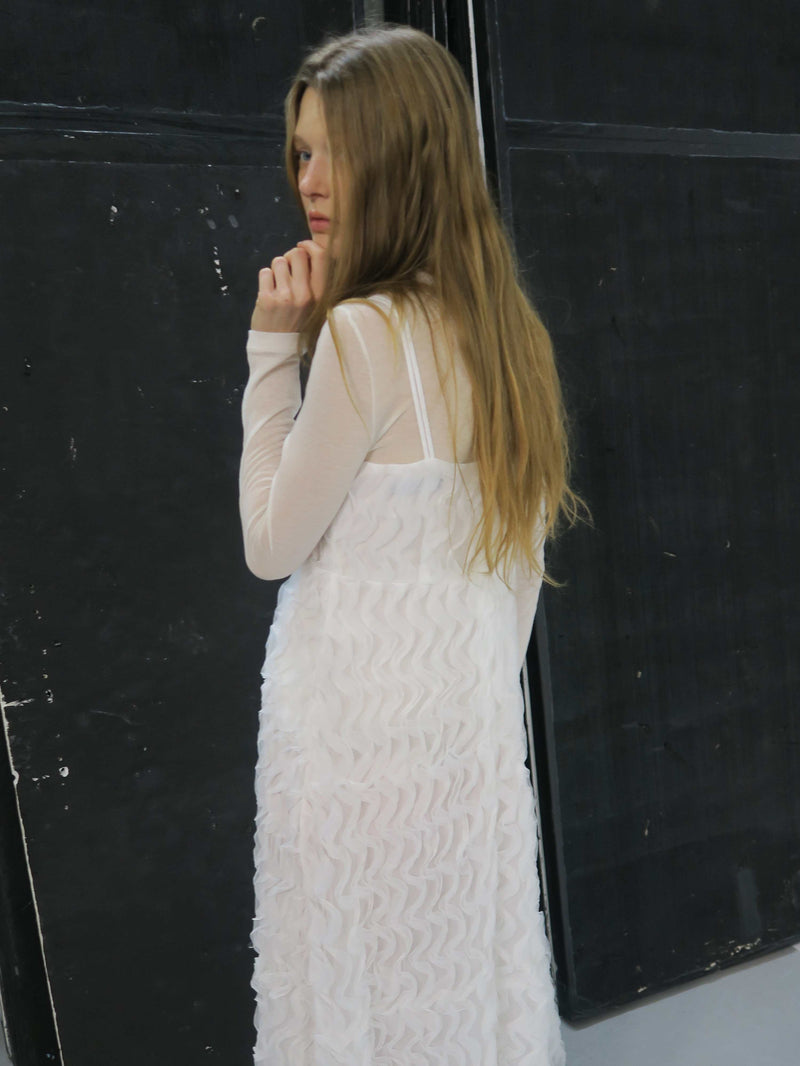 【阪急うめだ本店 POP UP】LACE CAMI LONG DRESS (WHITE)