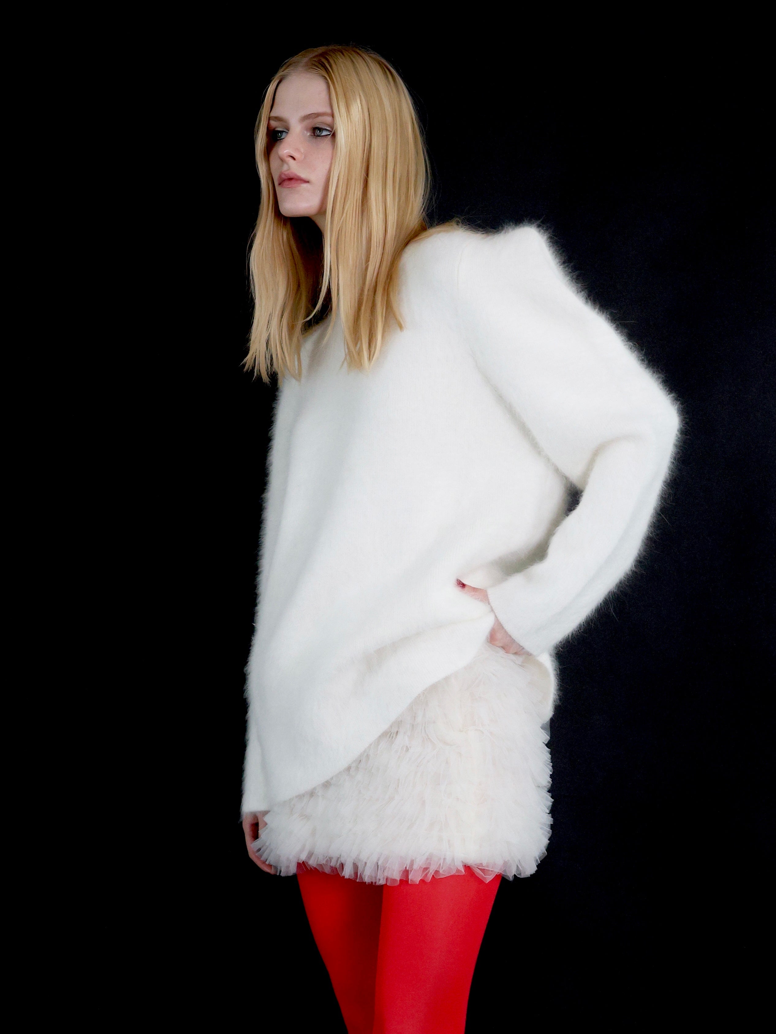 WOOL PUFF SHOULDER KNIT – AMOMMA