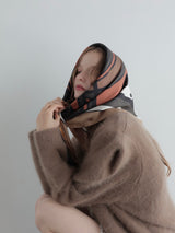 wool puff shoulder knit