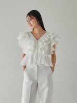 RAFFLE FRILL TOPS