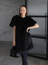 CANDY MINI FUR DRESS